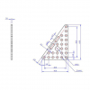 Треугольная пластина из анодированного алюминия Triangle Plate 6*8 (Pair) - «globural.ru» - Новосибирск