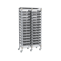 Стеллаж мобильный 2-х секционный для учебных наборов и цифровых лабораторных комплексов SenseDisc - «globural.ru» - Новосибирск