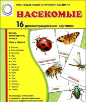 Демонстрационные карточки "Насекомые" - «globural.ru» - Новосибирск
