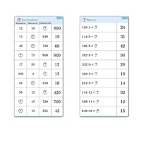 Комплект карточек (10) "Обучающий калейдоскоп. Умножение и деление в два шага" - «globural.ru» - Новосибирск