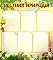 Стенд "Вестник природы" (вариант 3) - «globural.ru» - Новосибирск