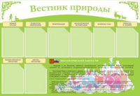 Стенд "Вестник природы" (вариант 4) - «globural.ru» - Новосибирск