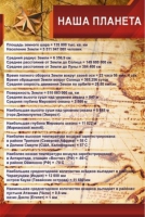 Стенд "Наша планета" - «globural.ru» - Новосибирск