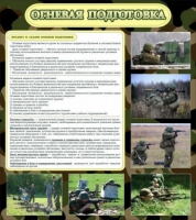 Стенд "Огневая подготовка" (вариант 2) - «globural.ru» - Новосибирск