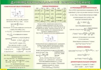 Таблица Дифференциальное исчисление 1000*1400 винил - «globural.ru» - Новосибирск