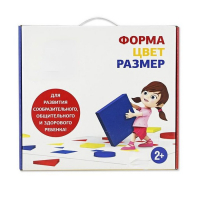 Подвижная развивающая игра "Форма, цвет, размер" - «globural.ru» - Новосибирск