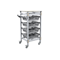 Тележка 1-секционная для учебных наборов и цифровых лабораторных комплексов SenseDisc - «globural.ru» - Новосибирск