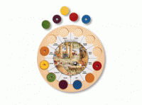 Наборы карточек. Палитра круглая: Серия "Английский язык". "Гарри и Салли: Комната Салли" - «globural.ru» - Новосибирск