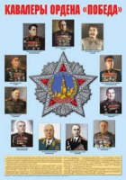 Плакат "Кавалеры ордена «Победа»" - «globural.ru» - Новосибирск