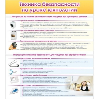 Стенд "Техника безопасности на уроке технологии" - «globural.ru» - Новосибирск