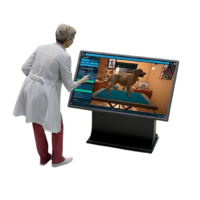 Виртуальный учебный комплекс «Процедурный тренажер ветеринарного врача». Комплектация интерактивный стол - «globural.ru» - Новосибирск