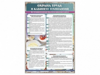 Стенд "Охрана труда в кабинете технологии" - «globural.ru» - Новосибирск