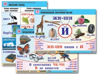 Комплект таблиц для начальной школы "Обучение грамоте. Письмо и развитие речи" - «globural.ru» - Новосибирск