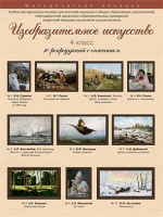 Набор репродукций "Изобразительное искусство" 4 класс (10 репродукций) - «globural.ru» - Новосибирск