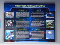 Стенд "Физическая подготовка" (вариант 2) - «globural.ru» - Новосибирск