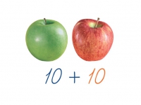 Счетный материал на магнитах "Яблоки" - «globural.ru» - Новосибирск