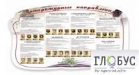 Стенд "Литературные направления" - «globural.ru» - Новосибирск