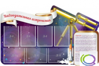 Стенд "Наблюдательная астрономия" - «globural.ru» - Новосибирск