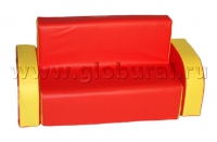 Диван с подлокотниками 120*35*45/20см (ВИК) - «globural.ru» - Новосибирск