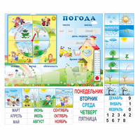 Стенд "Погода" с карманами для вставок - «globural.ru» - Новосибирск