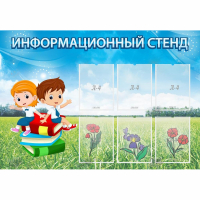 Стенд информационный с 6 карманами - «globural.ru» - Новосибирск