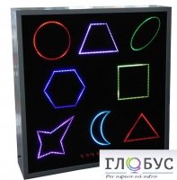 Интерактивная панель "Цветные фигуры-8" (вариант 3) - «globural.ru» - Новосибирск