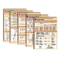 Комплект таблиц по всему курсу алгебры (50 шт., А1, полноцв, лам.) - «globural.ru» - Новосибирск