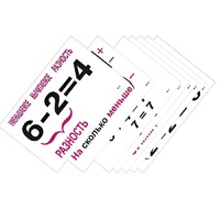 Опорные таблицы по математике 1 класс - «globural.ru» - Новосибирск