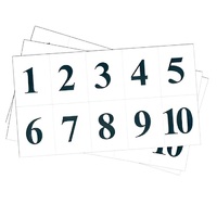 Набор цифр от 1 до 10 (для начальной школы) - «globural.ru» - Новосибирск