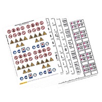 Набор этикеток самоклеющихся (общий) - «globural.ru» - Новосибирск