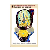 Рельефная таблица "Долька печени. Макро-микростроение" (формат А1, матовое ламинир.) - «globural.ru» - Новосибирск