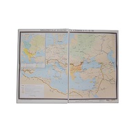 Учебная карта "Византийская империя и славяне в VI - ХI в.в. 1040*1420 мм" (матовое, 2-стороннее лам.) - «globural.ru» - Новосибирск