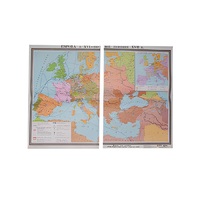Учебная карта "Европа в 16 - первой половине 17 в.в." 1030*1420 мм (матовое, 2-стороннее лам.) - «globural.ru» - Новосибирск