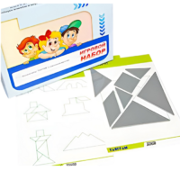 Игровой набор "Танграм" (с комплектом карточек) - «globural.ru» - Новосибирск