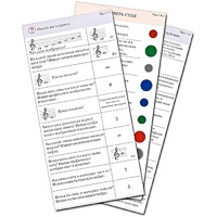 Комплект карточек (10) "Обучающий калейдоскоп. Музыкальные термины" - «globural.ru» - Новосибирск