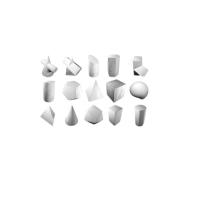 Комплект гипсовых моделей геометрических тел  - «globural.ru» - Новосибирск