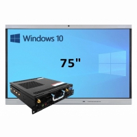 Интерактивная панель 75" (встроенный ПК, Win10, Intel i5) - «globural.ru» - Новосибирск