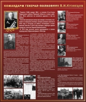 Тематический исторический стенд "Командарм генерал-полковник ВИ Кузнецов" - «globural.ru» - Новосибирск