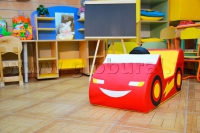 Напольная игрушка "Машинка - гонка" с аппликацией (ВИК) - «globural.ru» - Новосибирск