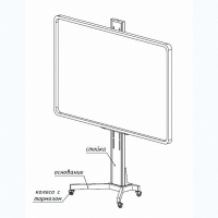 Мобильная стойка SMART-BASE DSM для интерактивных досок - «globural.ru» - Новосибирск