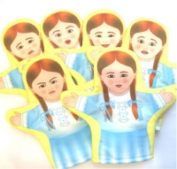Набор кукол - рукавичек  "Эмоции. Девочки" - «globural.ru» - Новосибирск