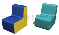 Прямоугольный стул 50*60*60/32см (ВИК) - «globural.ru» - Новосибирск