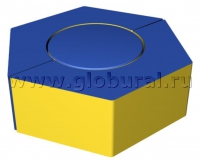 Шестигранное кресло - пуф 80*70*30см (ВИК) - «globural.ru» - Новосибирск