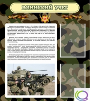 Стенд "Воинский учет" (вариант 2) - «globural.ru» - Новосибирск
