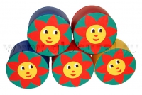 Пуфик «Солнышко» d=40*20см (ВИК) - «globural.ru» - Новосибирск