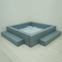 Сухой бассейн с шариками и RGB-подсветкой 190х190 см - «globural.ru» - Новосибирск