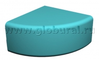 Угловой пуфик 60*60*32см (ВИК) - «globural.ru» - Новосибирск