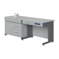 Стол демонстрационный (с раковиной, подводкой и отведением воды, сантехникой, электрическими розетками, автоматами аварийного отключения тока) - «globural.ru» - Новосибирск