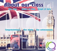 Стенд "About our class" - «globural.ru» - Новосибирск