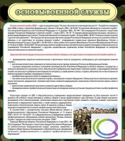 Стенд "Основы военной службы" - «globural.ru» - Новосибирск